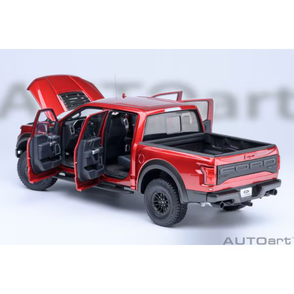 AUTOart 72948 1/18 Ford F-150 Raptor SuperCrew 2019 Red Diecast