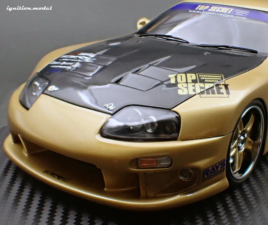 Ignition Model IG3743 1/18 Top Secret GT300 Supra A80 Gold