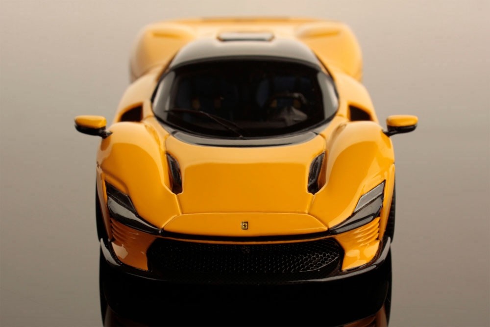 Looksmart LS535D 1/43 Ferrari Daytona SP3 2022 Giallo Modena Yellow Resin