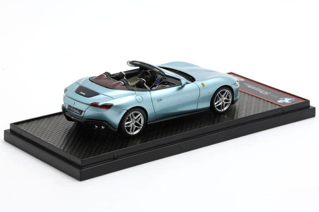 BBR BBRC282A 1/43 Ferrari Roma Spider Metallic Celeste Trevi LE 200pcs