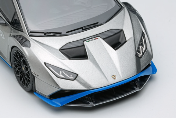 Make Up EIDOLON EM737E 1/43 Lamborghini Huracan STO 2021 Grigio Nimbus/Blue