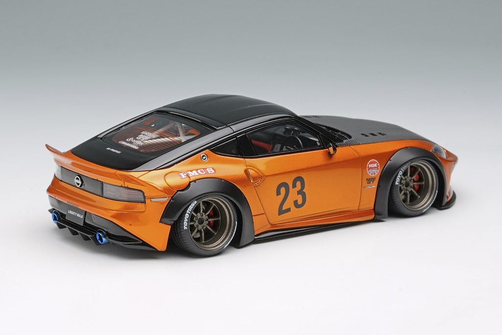 Make Up EIDOLON LB023A 1/43 Nissan Z RZ34 Candy Gold LB Nation 8-Spoke Wheels