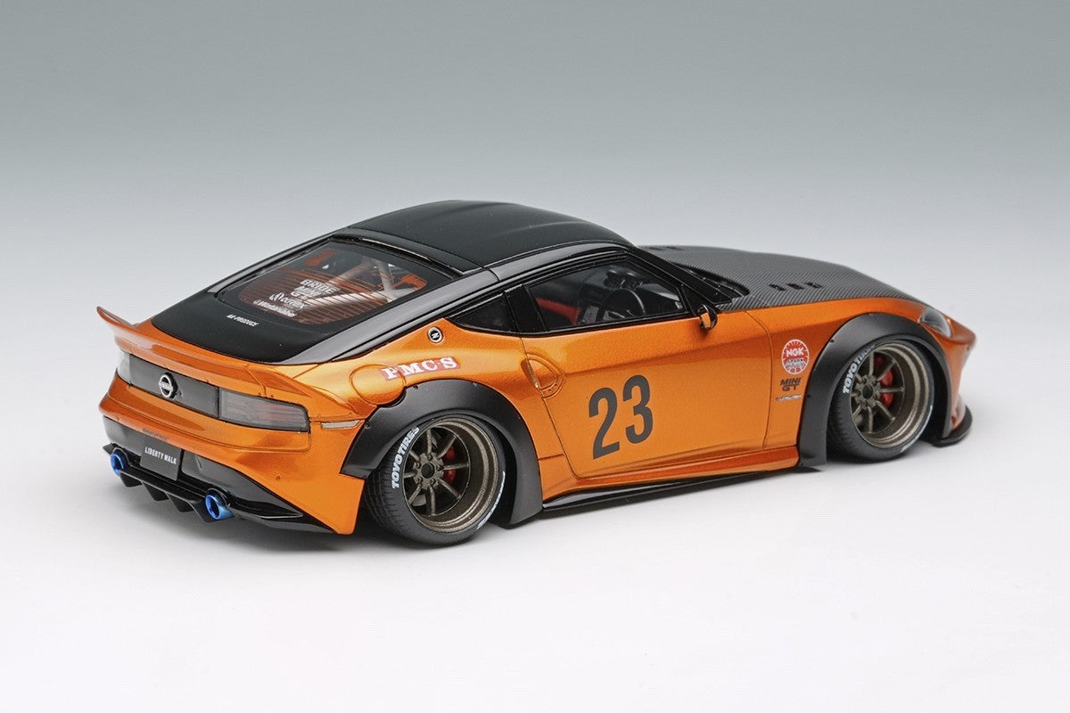 Make Up EIDOLON LB023A 1/43 Nissan Z RZ34 Candy Gold LB Nation 8-Spoke Wheels