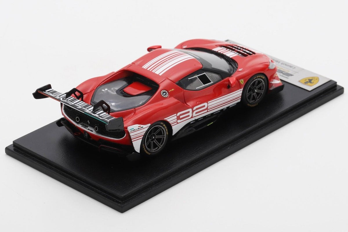 Looksmart LSRC181 1/43 Ferrari 296 Challenge 2024 Red Race Car Resin