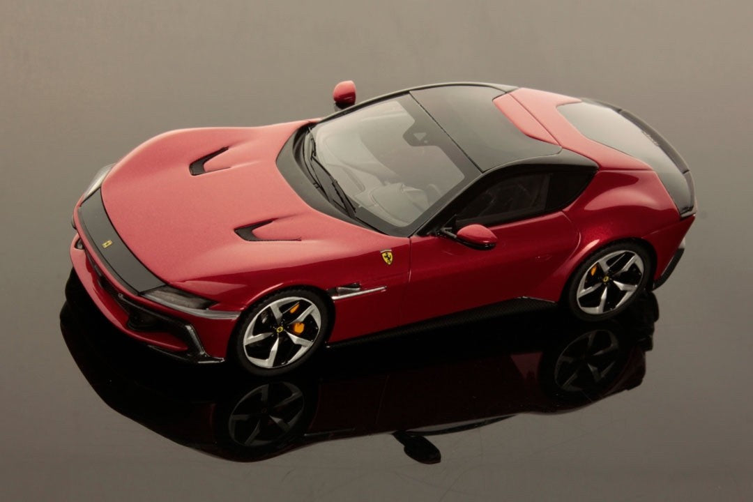 Looksmart LS553A 1/43 Ferrari 12 Cilindri 2024 Rosso Imola Red Coupe Resin