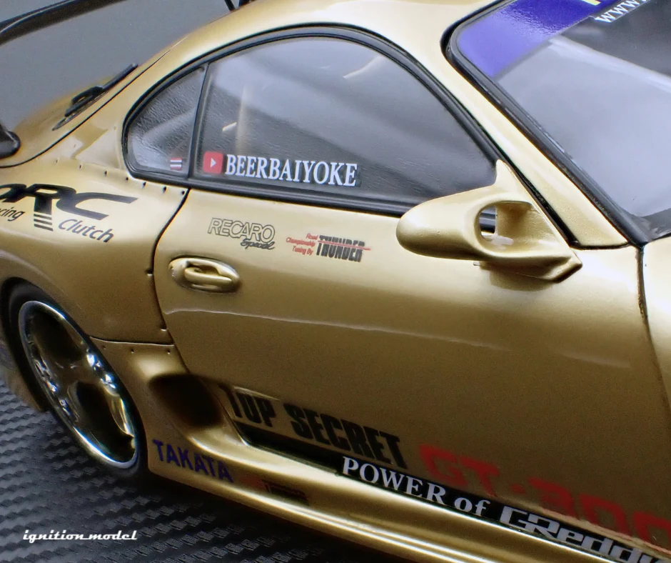 Ignition Model IG3743 1/18 Top Secret GT300 Supra A80 Gold