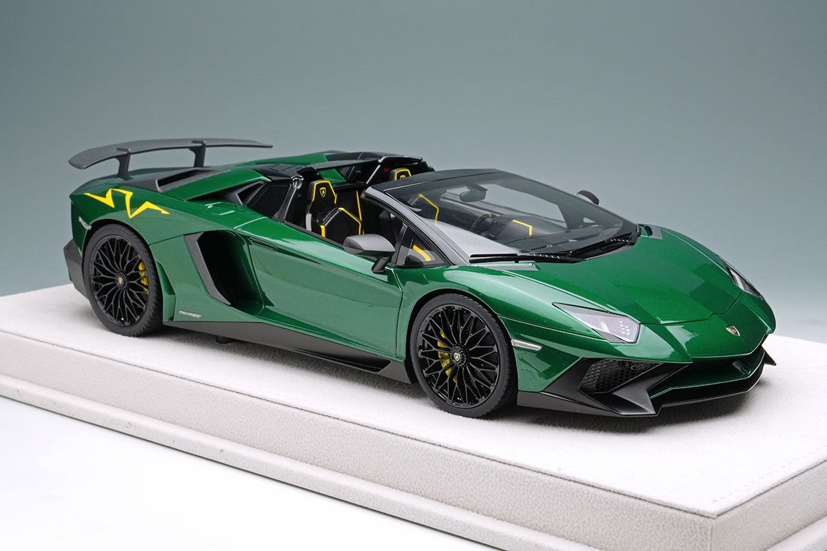 EIDOLON EML007I 1/18 Lamborghini Aventador SV Roadster 2015 Green limited 30pcs