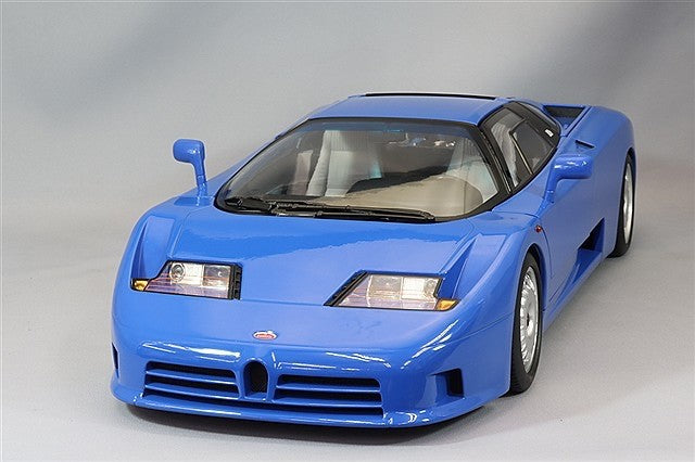 KK Scale KKDC120131 1/12 Bugatti EB110 1991 Blue Diecast Opening Parts Model