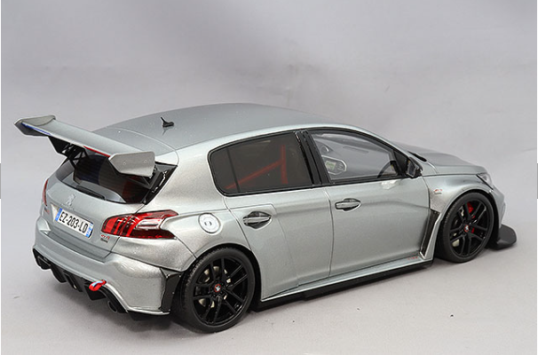 OttO OTM1055 1/18 Peugeot 308 RC byFactory 2020 Silver Resin