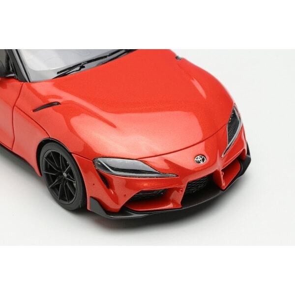 Make Up EIDOLON EM730 1/43 Toyota GR Supra RZ A91 Plasma Orange 100 Edition