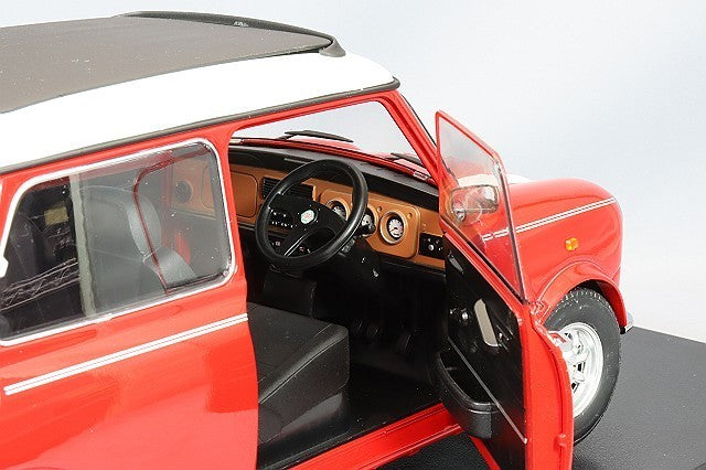 KK Scale KKDC120074R 1/12 Mini Cooper Sunroof Red White RHD Diecast