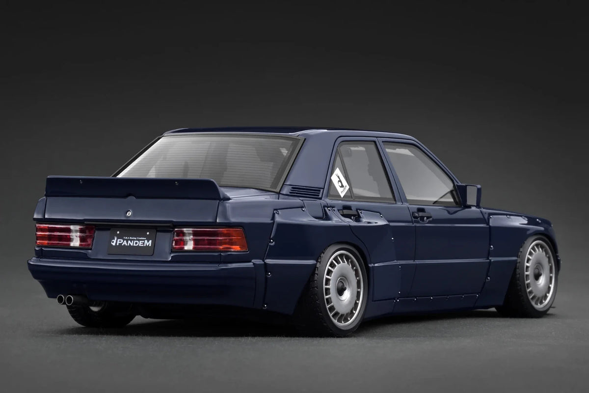 Ignition Model IG3773 1/18 PANDEM Mercedes-Benz 190E Blue Black Resin