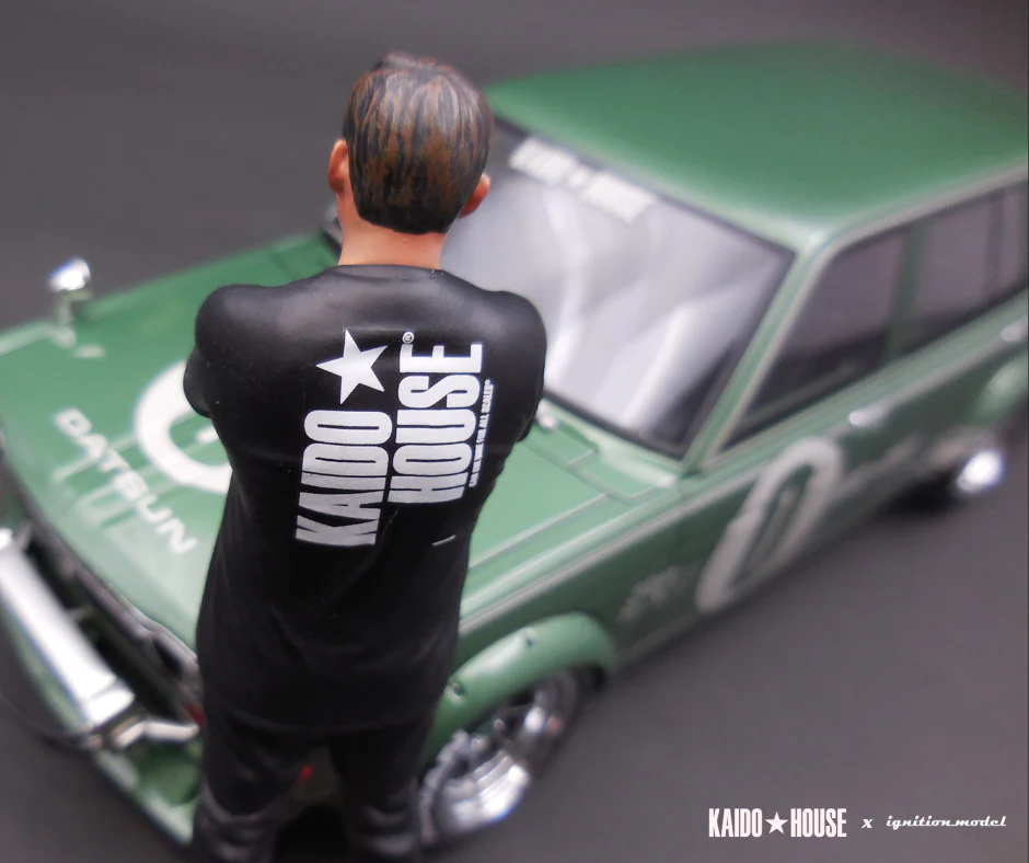 Ignition Model IG3148 1/18 Datsun Bluebird 510 Wagon Green Metallic