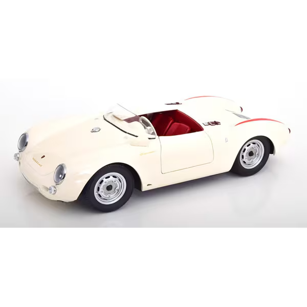 KK scale KKDC120114 1/12 Porsche 550A Spyder 1953–1957 White/Red (Diecast Model)