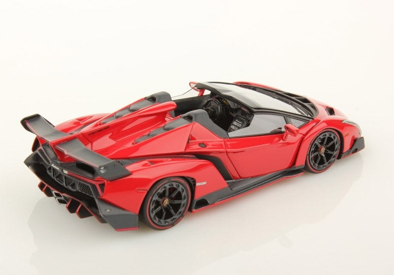 Looksmart LS429D 1/43 Lamborghini Veneno Roadster Rosso Mars Pearl Red Resin