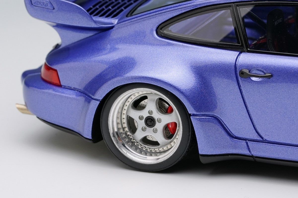 Make Up VISION VM162H 1/43 Porsche 911 (964) Carrera RSR 3.8 Lavender Blue