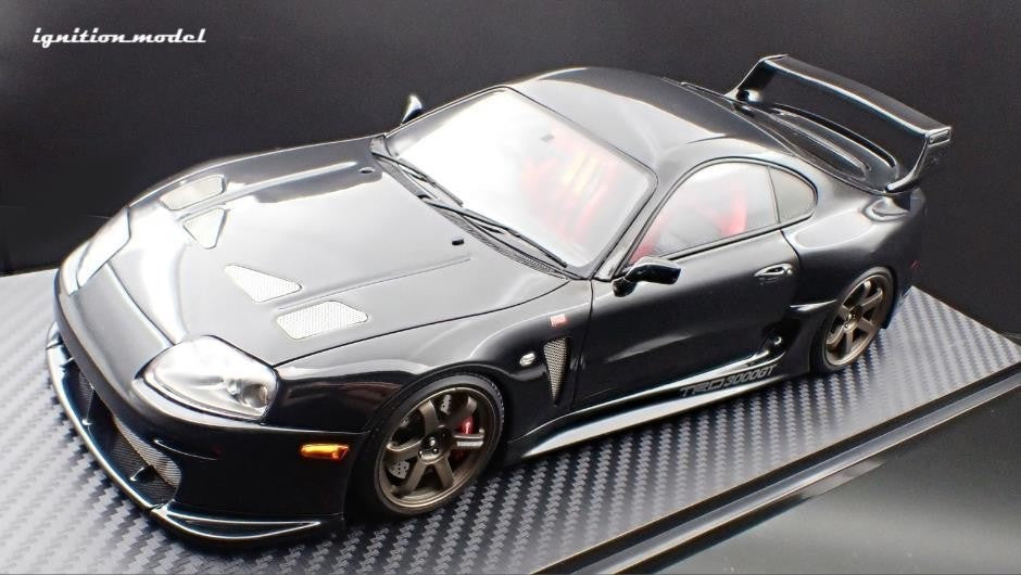 Ignition Model 1/18 Toyota Supra A80 TRD 3000GT Black Resin Model IG3599