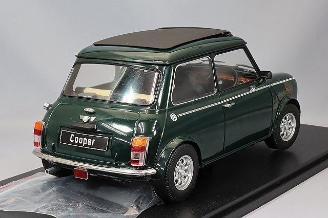 KK Scale KKDC120071R 1/12 Mini Cooper Sunroof Dark Green RHD Diecast