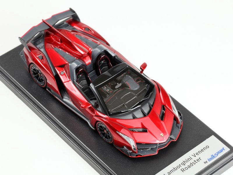 Looksmart LS429A 1/43 Lamborghini Veneno Roadster Rosso Veneno Red Resin