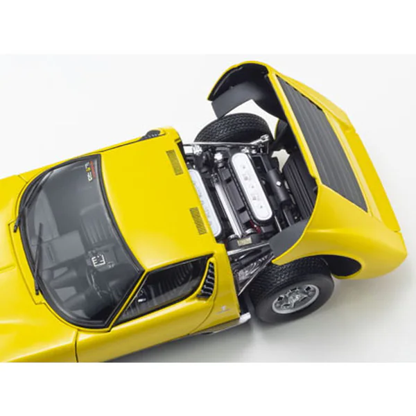 Kyosho KS08314Y 1/18 Lamborghini Miura P400 Yellow Diecast Model Car