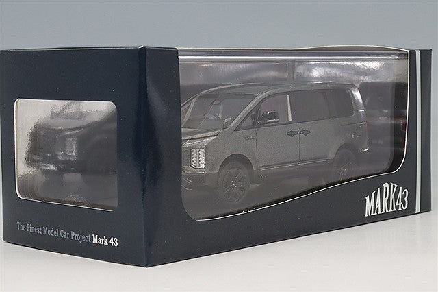 MARK43 PM43157BGK 1/43 Mitsubishi Delica D:5 Chamonix Graphite Gray Metallic