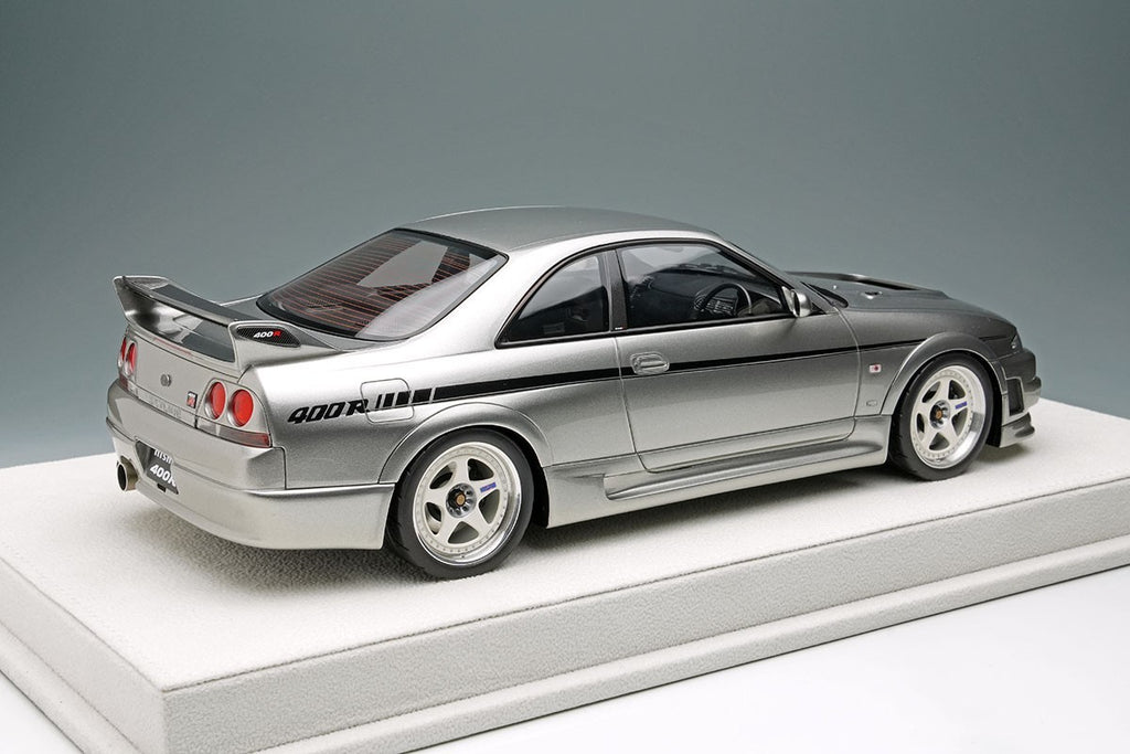 Make Up EIDOLON EML102C 1/18 NISMO 400R 1996 Silver Resin