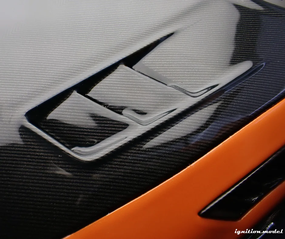 Ignition Model IG3382 1/18 TOP SECRET Nissan Fairlady Z RZ34 Orange Met Resin