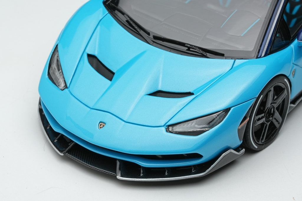 EIDOLON EM406C 1/43 Lamborghini Centenario Roadster LP770-4 2016 Blu Cepheus