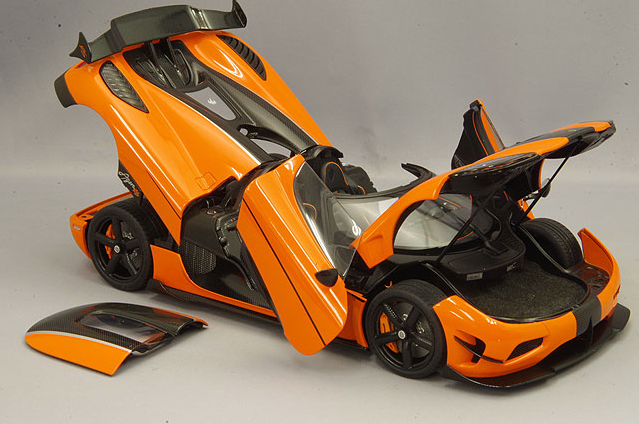 AUTOart Aa79023 1/18 Koenigsegg Agera RS Orange/Carbon Black Composite