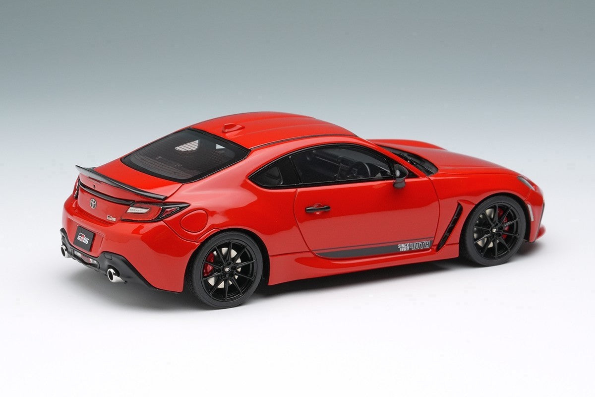 Make Up EIDOLON EM752A 1/43 Toyota GR86 40th Anniversary Limited Spark Red
