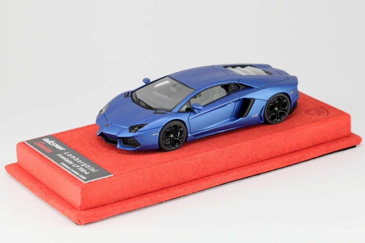 Looksmart LS384EX2 1/43 Lamborghini Aventador LP700-4 2011 Matt Blue Ltd 25pcs