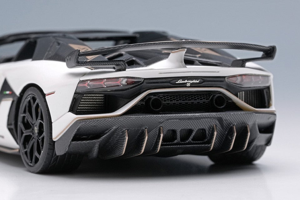 EIDOLON EM517F 1/43 Lamborghini Aventador SVJ 63 Roadster 2019 Bianco Phanes