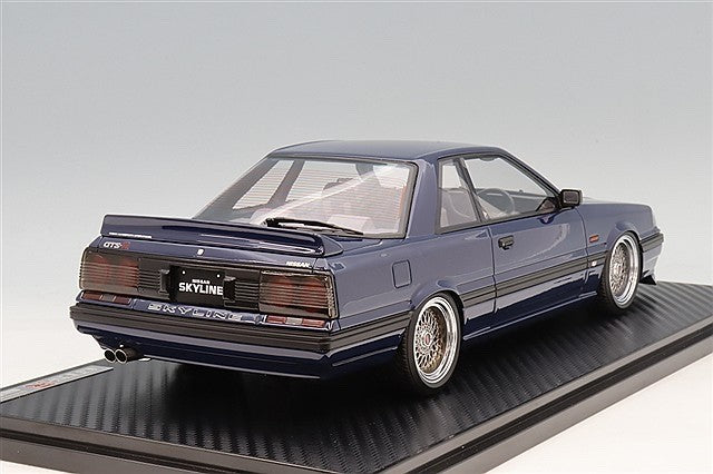 Ignition Model IG4008 1/18 Nissan Skyline GTS-R R31 Blue Black Resin