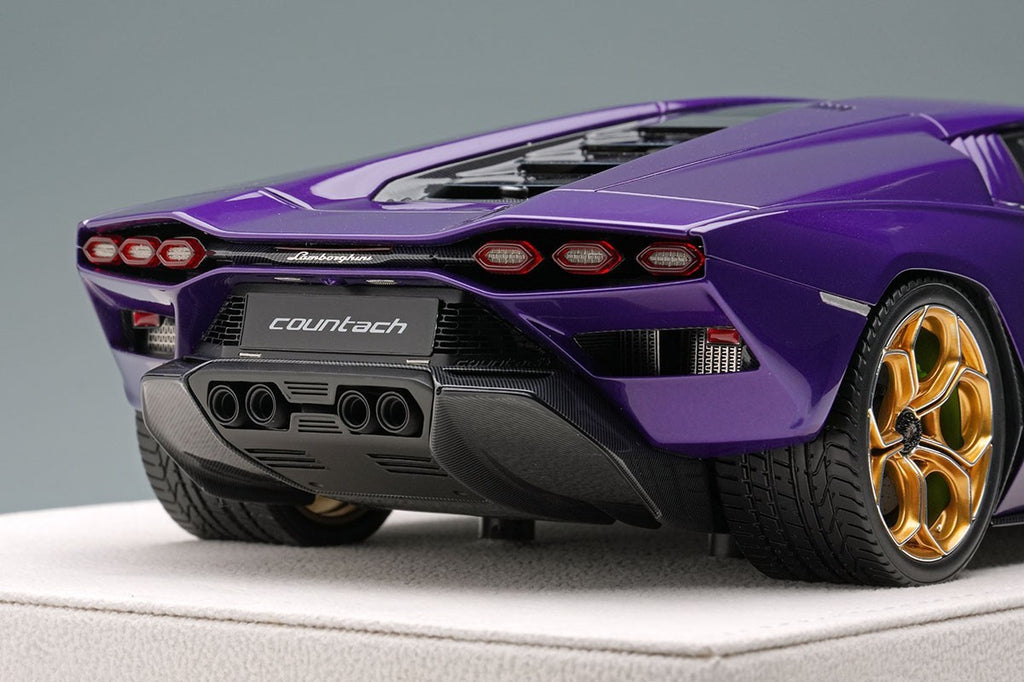 Make Up EIDOLON EML160E 1/18 Lamborghini Countach LPI 800-4 2022 Viola Pasifae