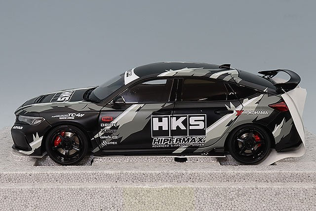 MOTORHELIX FS-M85318 1/18 Honda Civic Type R FL5 HKS Black