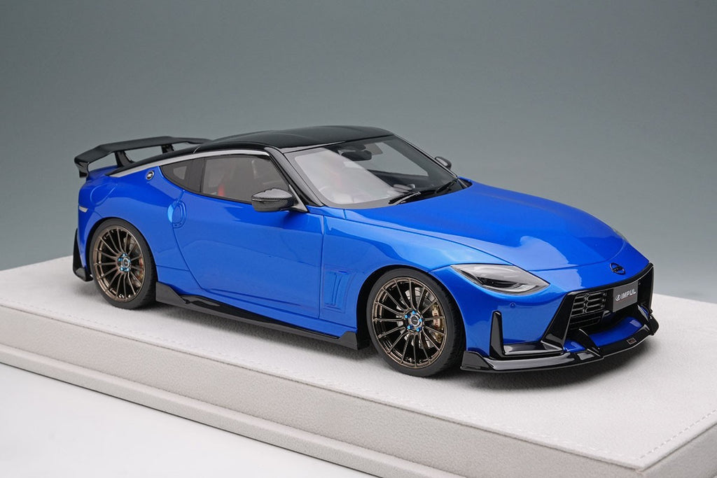 Make Up EIDOLON EML194A 1/18 IMPUL Fairlady Z 2023 Blue Black Resin Limited