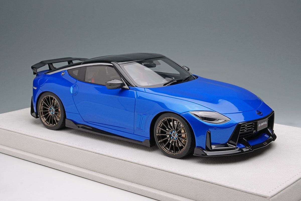 Make Up EIDOLON EML194A 1/18 IMPUL Fairlady Z 2023 Blue Black Resin Limited