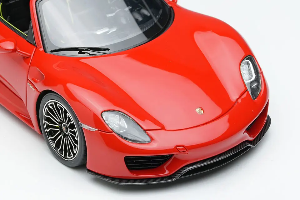EIDOLON EM568B 1/43 Porsche 918 Spyder 2011 Guards Red Resin Model