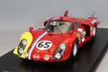 Spark S18S513 1/18 Alfa Romeo 33/2 1968 Le Mans 24H #65 Multi Color