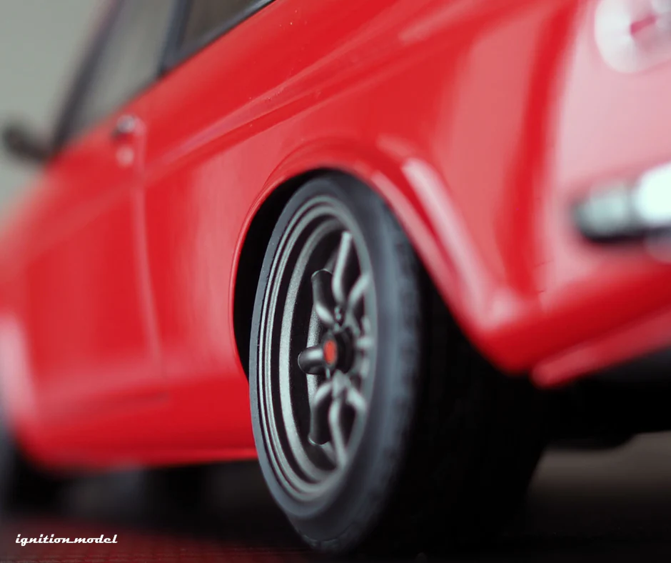 Ignition Model IG3306 1/18 Datsun Bluebird 510 2-Door Watanabe Red Resin