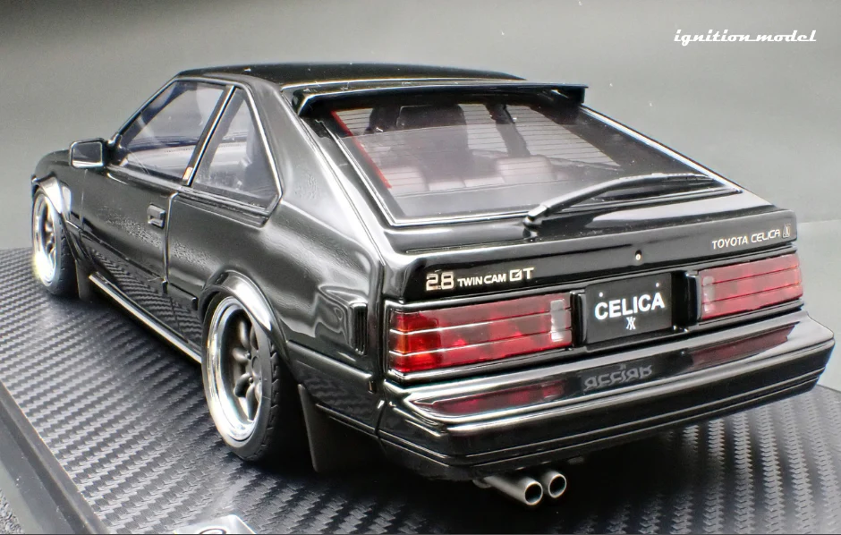 Ignition Model IG3531 1/18 Toyota Celica XX A60 Supra Watanabe Black Resin