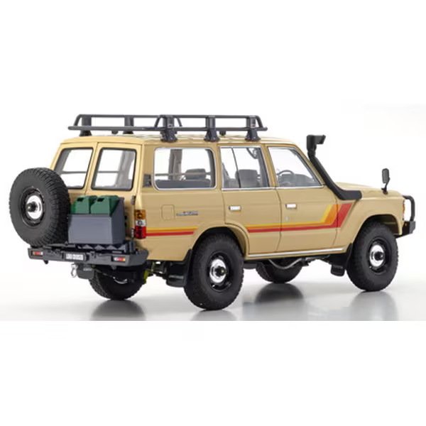 KYOSHO KS08956XBE - 1/18 Toyota Land Cruiser 60 Beige with Optional Parts