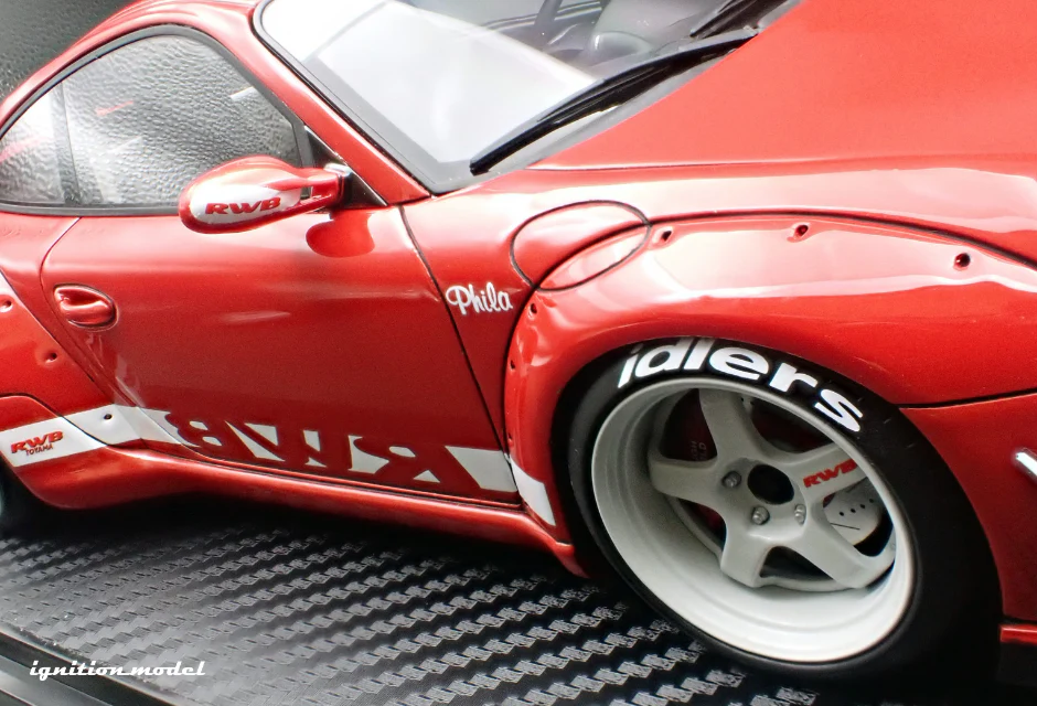Ignition Model IG3248 1/18 RWB Porsche 911 997 Rauh-Welt Red Resin