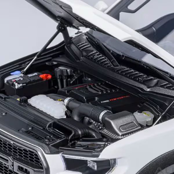 AUTOart 72946 1/18 Ford F-150 Raptor SuperCrew 2019 White Diecast