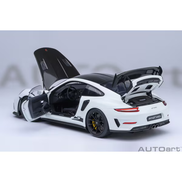AUTOart 78176 1/18 Porsche 911 991.2 GT3 RS Weissach White Diecast