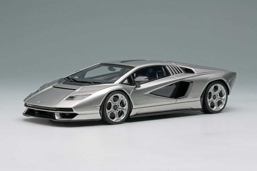 Make Up EIDOLON EM740F 1/43 Lamborghini Countach LPI 800-4 2022 Silver Resin