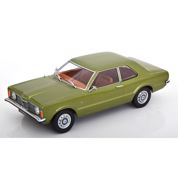KK scale KKDC180972 1/18 Ford Taunus L Sedan 1971 Light Green Metallic Die-cast
