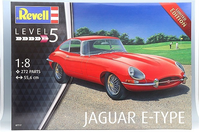 Revell HASEGAWA07717 1/8 Jaguar E-Type Limited Edition Plastic Model Kit