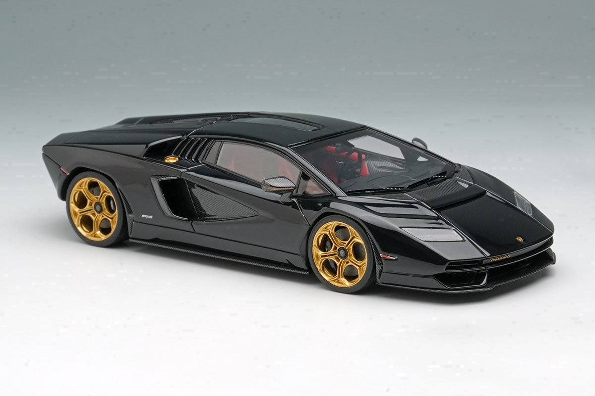 EIDOLON EM740J 1/43 Lamborghini Countach LPI 800-4 2022 Black Resin Ltd 60pcs