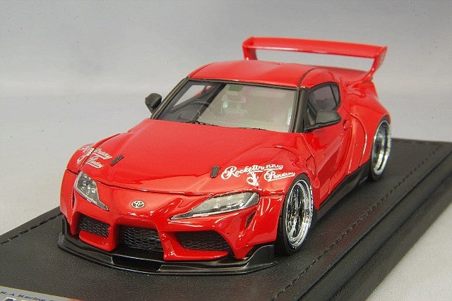 Ignition Model IG2143 1/43 PANDEM Toyota Supra A90 Red Metallic Resin